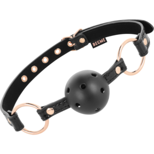 vVigoroso BEGME - BLACK EDITION BOLA GAG VEGAN COURO