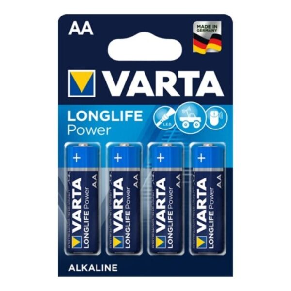 vVigoroso VARTA - UNIDADE LONGLIFE POTÊNCIA ALCALINA AA LR6 4