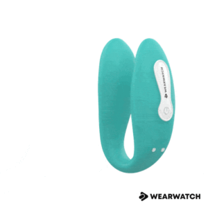 vVigoroso WEARWATCH - VIBRADOR DE TECNOLOGIA DUPLA WATCHME AQUAMARINE / JET