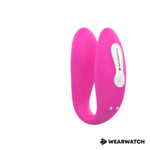 vVigoroso WEARWATCH - VIBRADOR WATCHME DE TECNOLOGIA DUPLA FÚCSIA / ÁGUA DO MAR