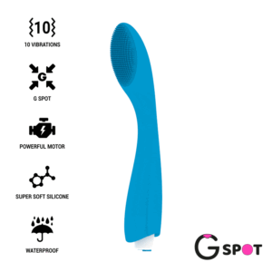 vVigoroso G-SPOT- VIBRADOR GYLBERT AZUL TURQUESA