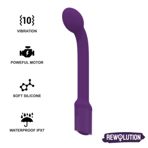 vVigoroso REWOLUTION REWOFLEX FLEXÍVEL VIBRADOR ESTIMULADOR DO PONTO G