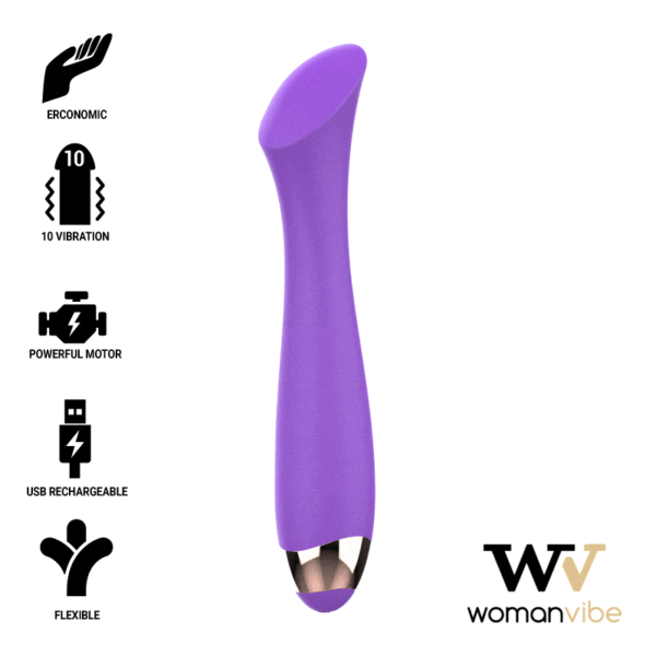vVigoroso WOMANVIBE - MANDY "K" POINT SILICONE VIBRADOR RECARREGÁVEL