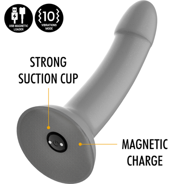 vVigoroso MYTHOLOGY RUNE MAJESTIC DILDO S - VIBRADOR WATCHME TECNOLOGIA SEM FIO COMPATÍVEL