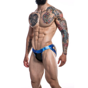 vVigoroso CUT4MEN - JOCKSTRAP DESIRE BLUE COURO S