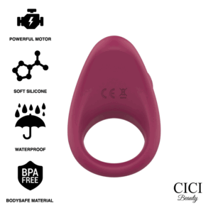 vVigoroso CICI BEAUTY- ANEL VIBRANTE DE SILICONE PREMIUM