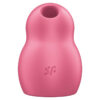 SATISFYER PRO TO GO 1 ESTIMULADOR DE PULSO DE AR DUPLO E VIBRADOR - VERMELHO - Image 2