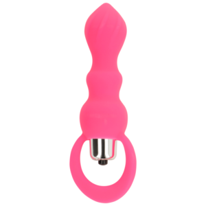 vVigoroso OHMAMA - ESTIMULADOR ANAL COM VIBRAÇÃO 9 CM ROSA