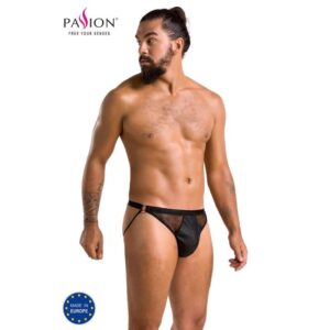 vVigoroso PASSION - 034 SLIP OPEN LUKE BLACK S/M