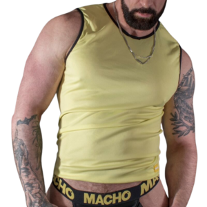 vVigoroso MACHO - T-SHIRT AMARELO S/M