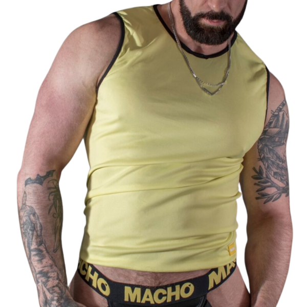 vVigoroso MACHO - T-SHIRT AMARELO S/M
