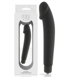 vVigoroso DOLCE VITA - REALISTIC BLACK SILICONE