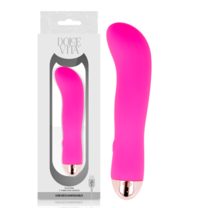 vVigoroso DOLCE VITA - VIBRADOR RECARREGÁVEL DUAS VELOCIDADES PINK 7