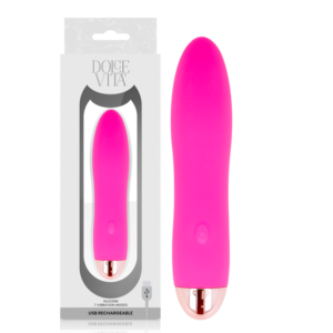 vVigoroso DOLCE VITA - VIBRADOR RECARREGÁVEL QUATRO PINK 7 VELOCIDADES