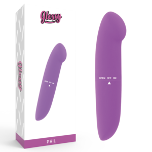 vVigoroso GLOSSY - VIBRADOR PHIL ROXO