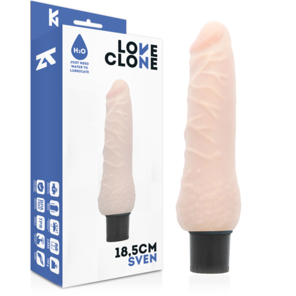 vVigoroso LOVECLONE SVEN AUTO-LUBRIFICAÇÃO VIBRADOR 18