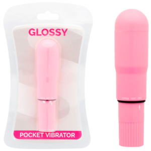 vVigoroso GLOSSY - VIBRADOR DE BOLSO ROSA