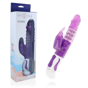 vVigoroso INTENSO GUPPY VIBRATOR RABBIT ROXO