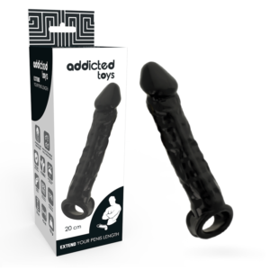 vVigoroso ADDICTED TOYS EXTENSOR PARA EL PENE NEGRO