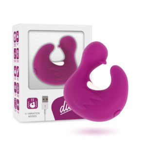 vVigoroso COVERME - DEDAL DE PATO ESTIMULANTE DE SILICONE RECARREGÁVEL DUCKYMANIA