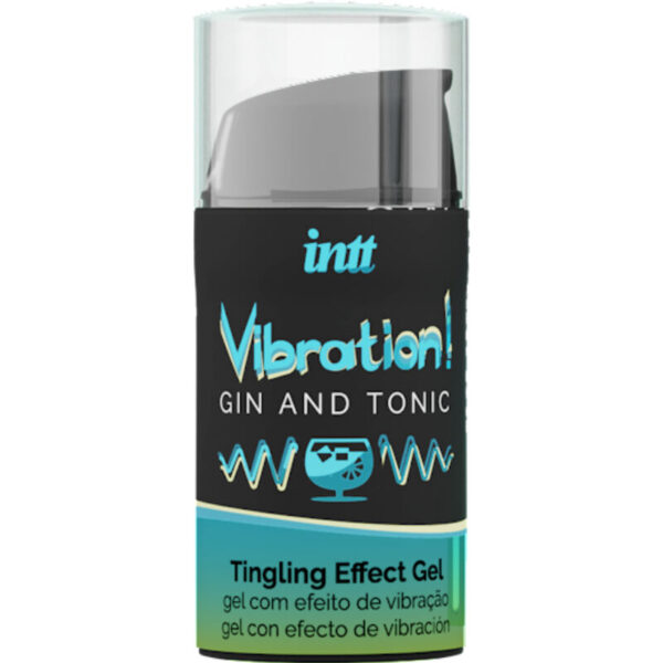 vVigoroso INTT - PODEROSO ESTIMULANTE ÍNTIMO LÍQUIDO VIBRADOR GEL GIN & TÔNICO 15ML