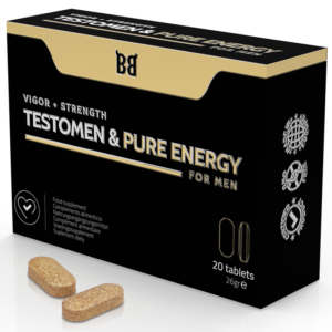 vVigoroso BLACKBULL BY SPARTAN - TESTÔMEN E PURE ENERGY ENHANCER PARA HOMENS 20 C PSULAS