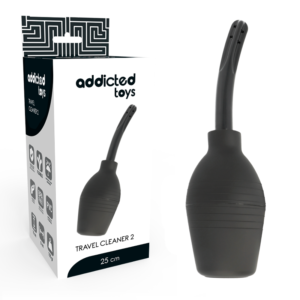 vVigoroso ADDICTED TOYS SQUEEZE PERA LIMPIEZA ANAL NEGRO