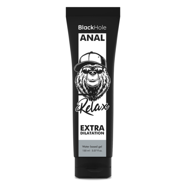 vVigoroso BLACK HOLE - GEL BASE DE ÁGUA DILATAÇÃO ANAL 150 ML