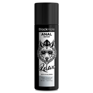 vVigoroso BLACK HOLE - REPARO ANAL RELAX À BASE DE ÁGUA COM HIALURON 30 ML