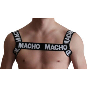 vVigoroso MACHO - ARNÊS DUPLO PRETO
