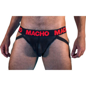 vVigoroso MACHO - MX26X2 JOCK PRETO/VERMELHO S