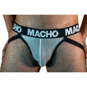 vVigoroso MACHO - MX26X1 JOCK GRID BRANCO M