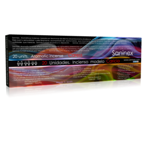 vVigoroso SANINEX FRAGANCE - AROMATIC INCENSE CARICIA 20 STICKS