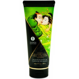 vVigoroso SHUNGA - CREME DE MASSAGEM DE PERA E CHÁ VERDE 200 ML