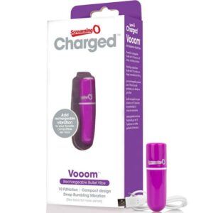 vVigoroso GRITANDO O BALA VIBRANTE RECARREGÁVEL VOOOM ROXO