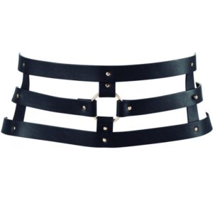 vVigoroso BIJOUX - INDISCRETS MAZE BELT COM ALA - PRETO