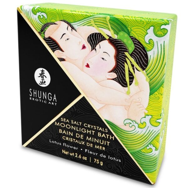 vVigoroso SHUNGA - SAIS DE BANHO PERFUMADOS DE LÓTUS 75 GR