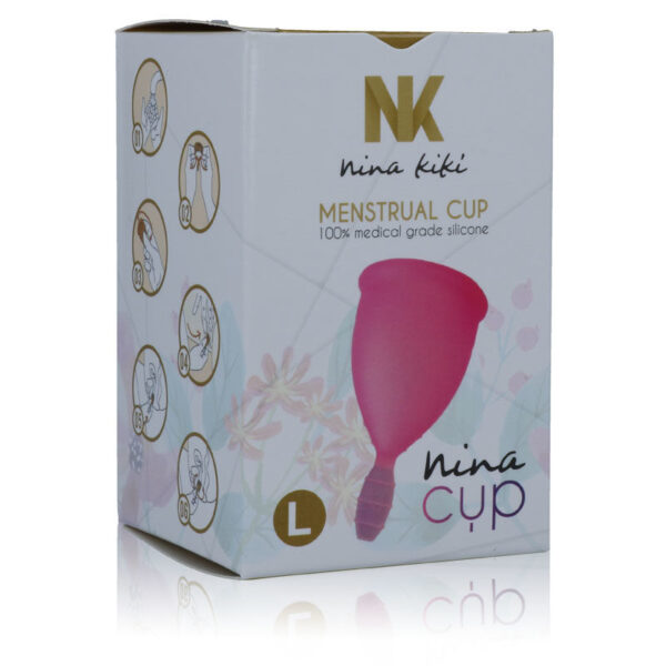 vVigoroso NINA CUP MENSTRUAL CUP TAMANHO L ROSA