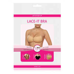 vVigoroso BYE-BRA - LACE-IT APRIMORAMENTO PUSH-UP PRETO COPO C