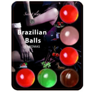 vVigoroso SECRETPLAY - BRAZILLIAN BALLS LUBRIFICANTE HOT BALLS 6 UNIDADES