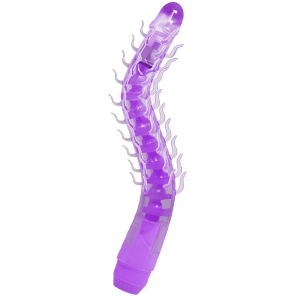 vVigoroso FLEXI VIBE SENSUAL SPINE BENDABLE VIBRATING DILDO LILA 23.5 CM