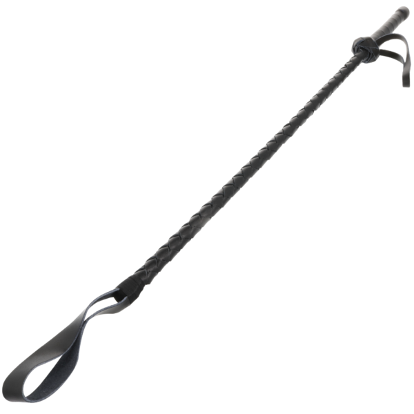 vVigoroso DARKNESS - CHICOTE BDSM FETICHE DE COURO 60 CM