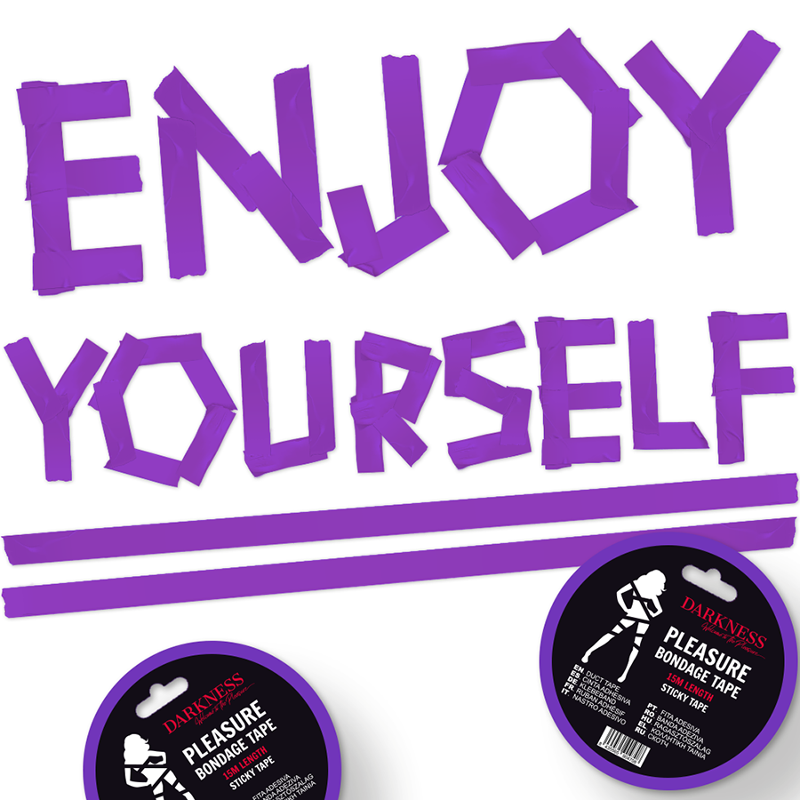 vVigoroso DARKNESS - FITA ADESIVA LILÁS BONDAGE 15M