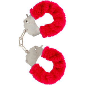 vVigoroso TOYJOY - FURRY FUN CUFFS BONDAGE VERMELHO