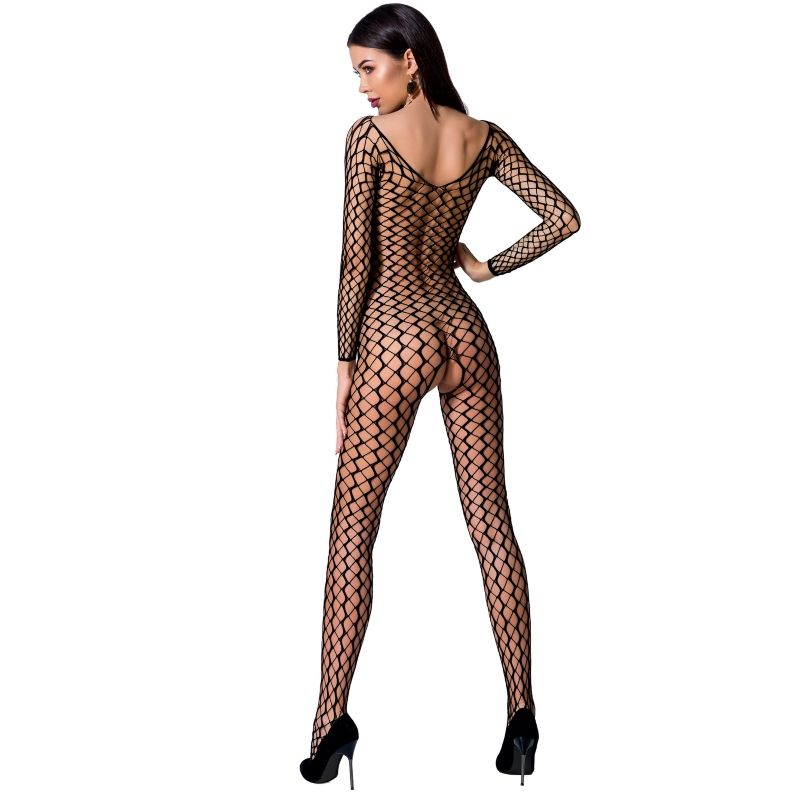 PASSION - WOMAN BS068 BODYSTOCKING PRETO TAMANHO ÚNICO - Image 2