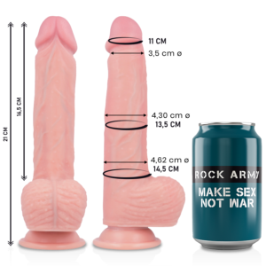 vVigoroso ROCKARMY - DILDO SILICONE LÍQUIDO PREMIUM SPITFIRE 21CM