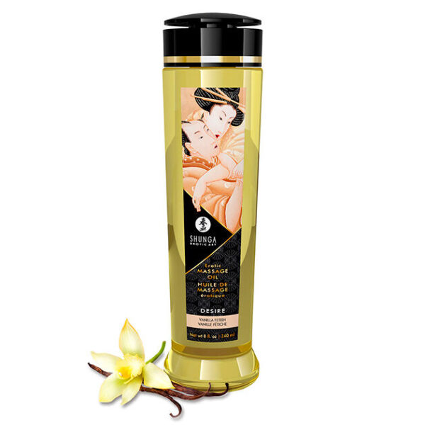 vVigoroso SHUNGA - ÓLEO DE MASSAGEM ERÓTICA DESIRE 240 ML