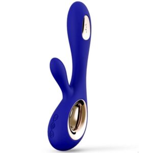 vVigoroso LELO SORAYA WAVE VIBRADOR DE COELHO PROFUNDO AZUL MEIA-NOITE