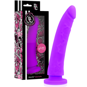 vVigoroso DELTA CLUB -  TOYS LILAC DILDO MEDICAL SILICONE 17 X 3 CM