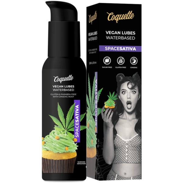 vVigoroso COQUETTE CHIC DESIRE - LUBRIFICANTE PREMIUM EXPERIENCE VEGAN SPACE SATIVA 100 ML